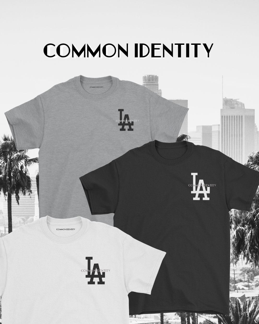 Everyday Essential "Los Angeles" Tee - Black