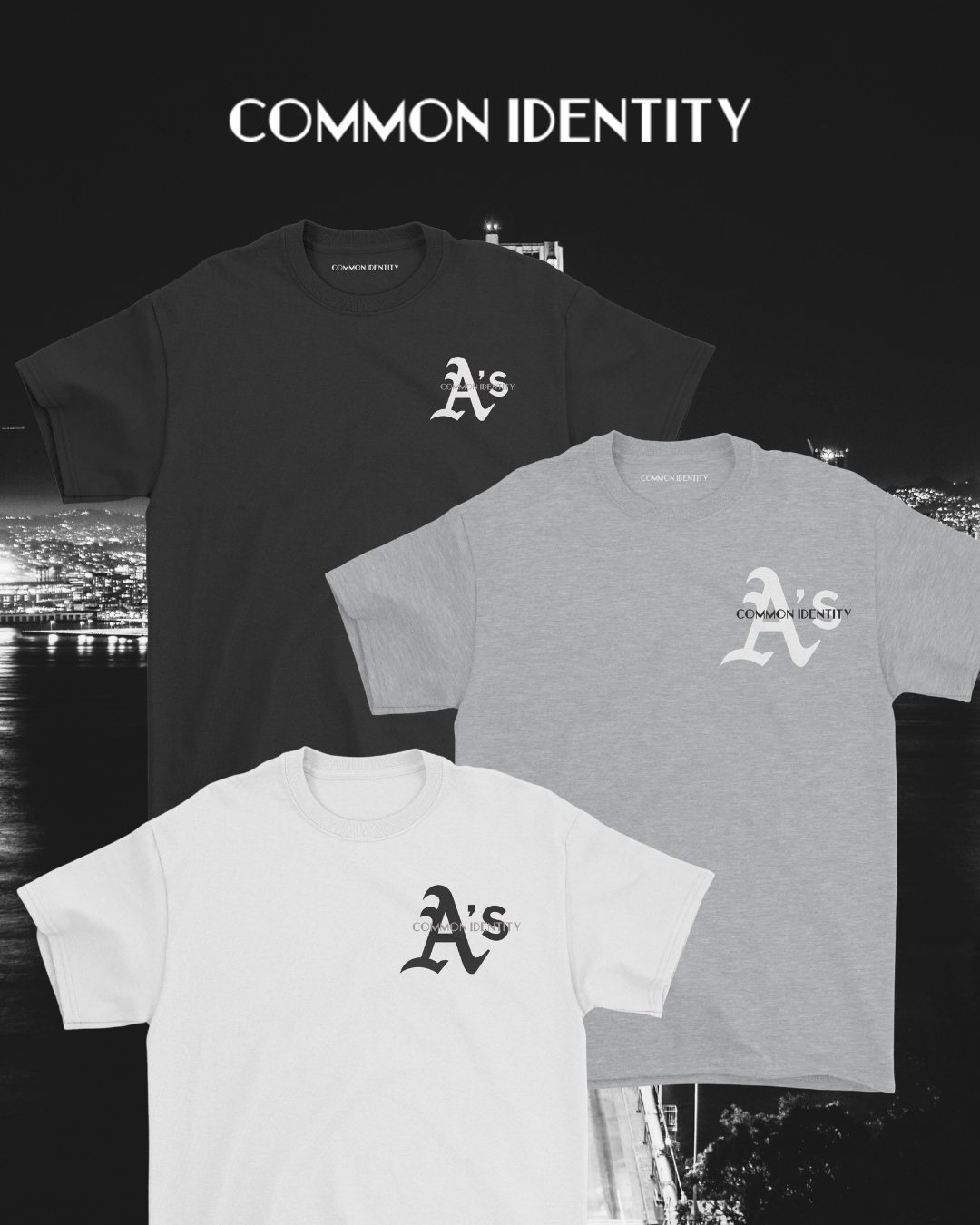 Everyday Essential "Oakland" Tee - Grey