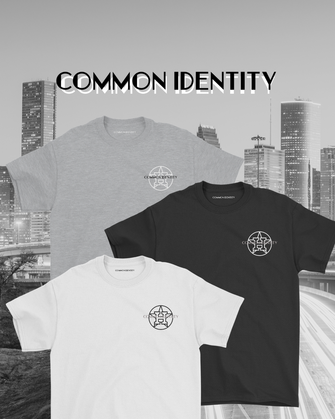 Everyday Essential "Houston Astro's" Tee - White