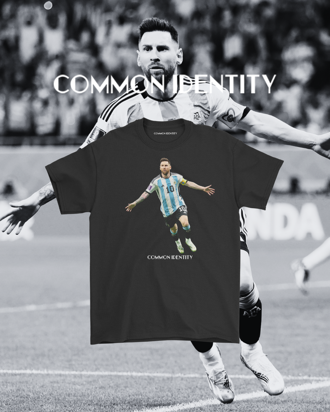 Messi - Argentina - T-Shirt - Common Identity