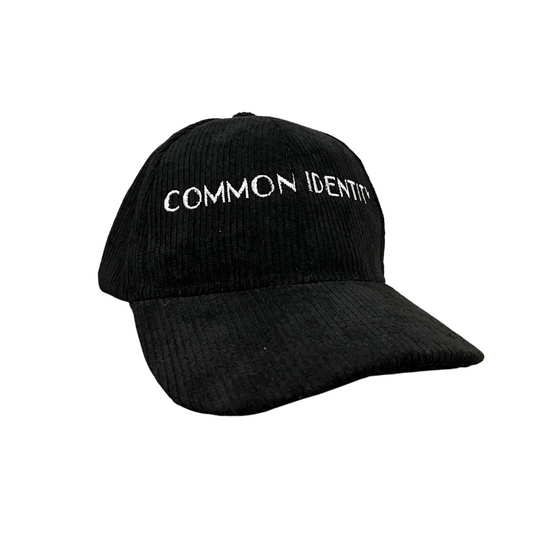 Midnight Black Corduroy Hat - Common Identity Uniform