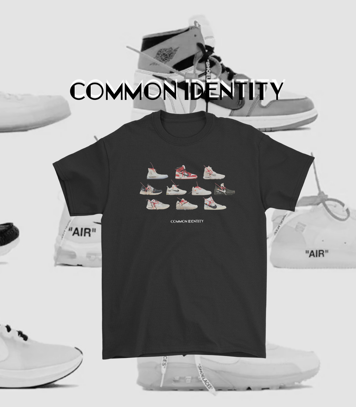 Virgil Abloh Off-White Nike Kicks - T-Shirt - Common Identity